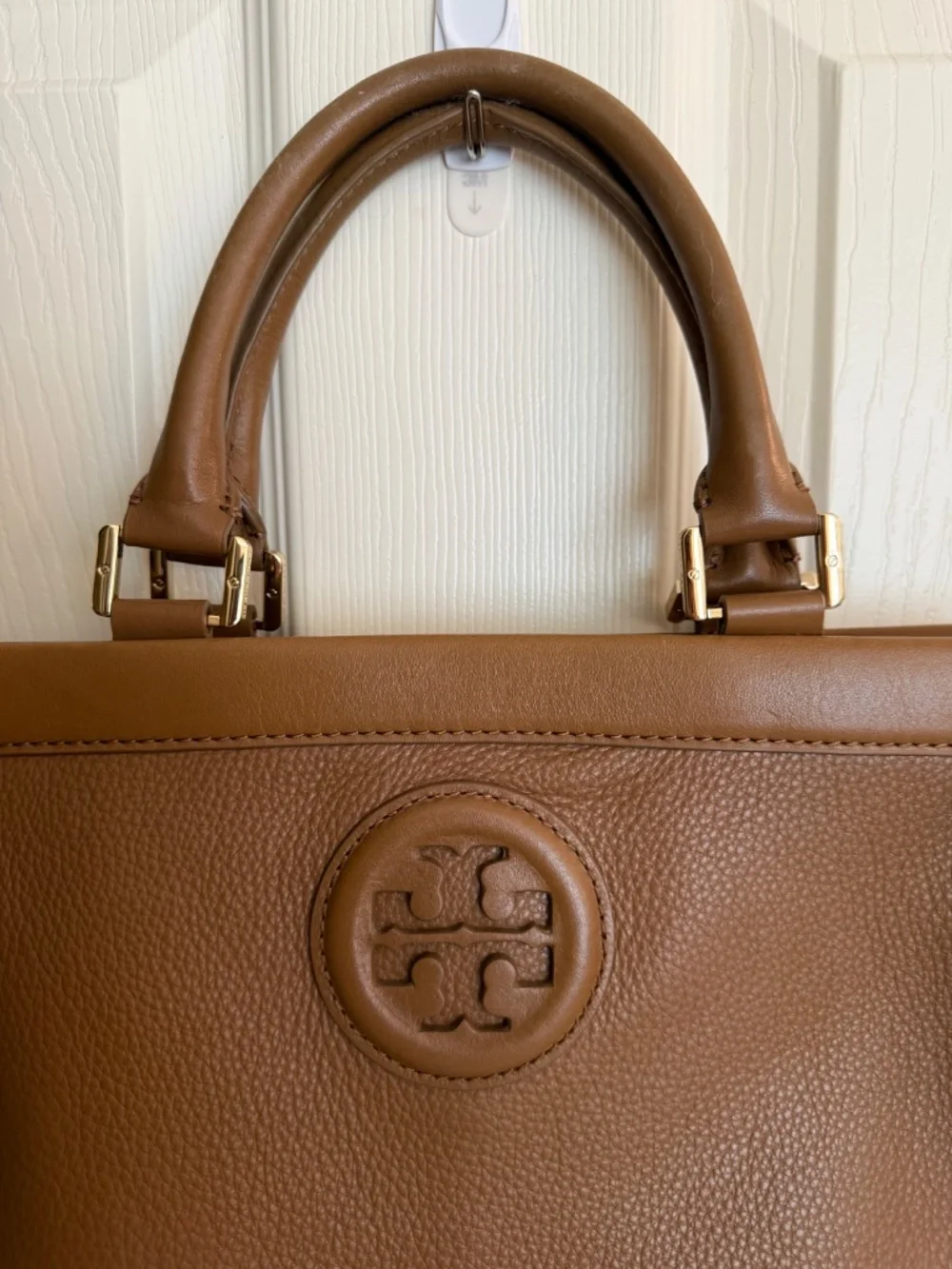 Tory Burch Amanda Leather Zip-Top Tote Bag - Pristine!